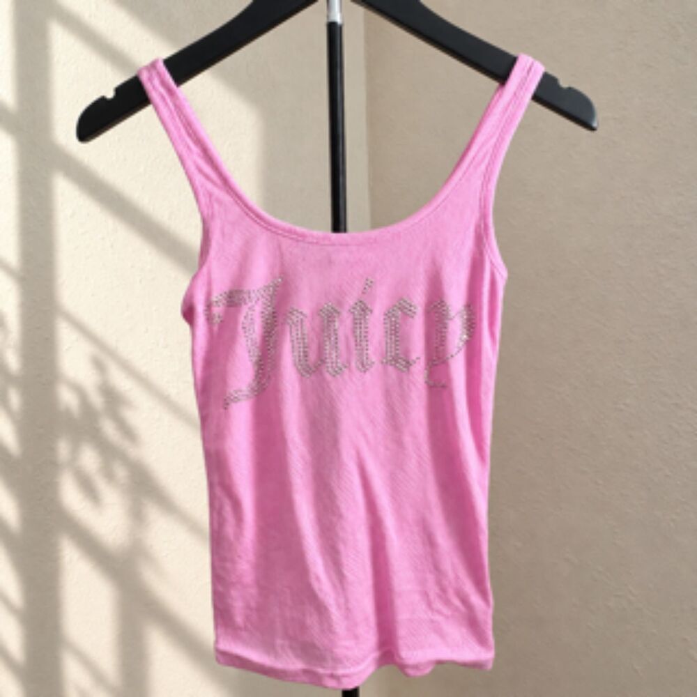 Y2K Pink Rhinestone Tank & Shorts Set